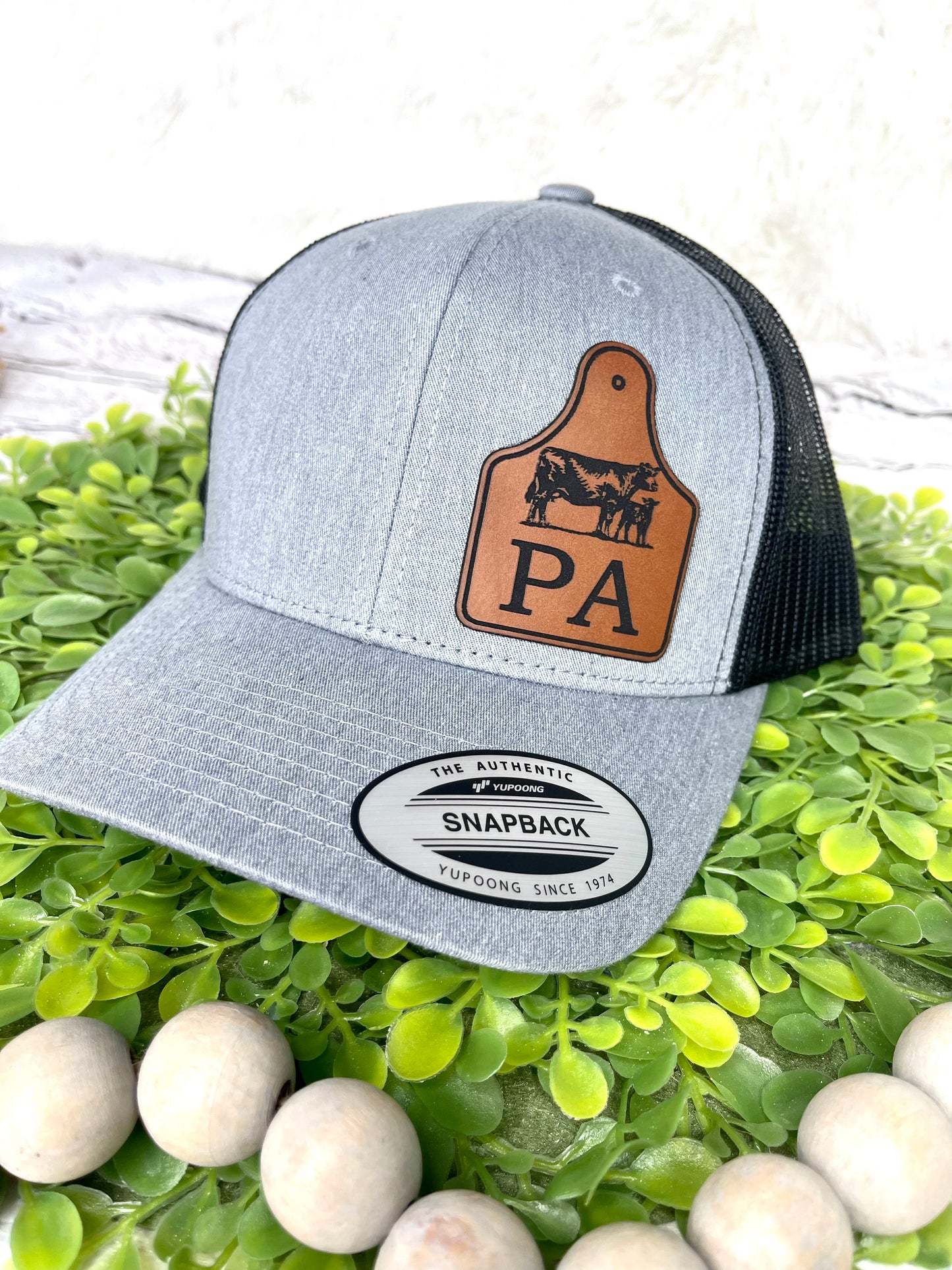 Custom Cattle patch Hat