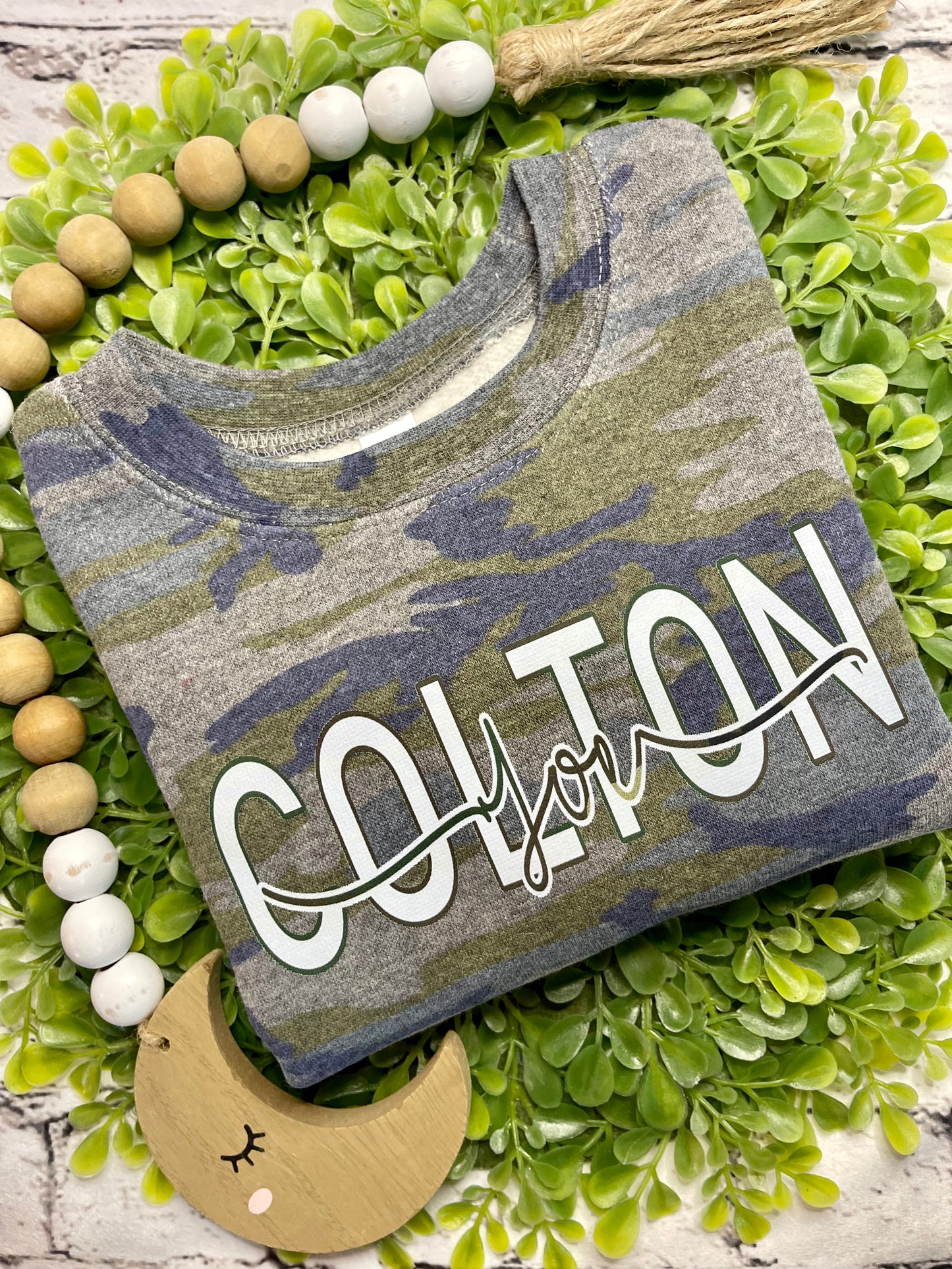 Kids Custom Camo sweatshirt