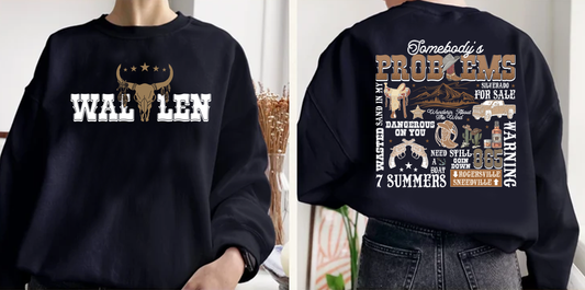 Wallen Song Crewneck Sweatshirt