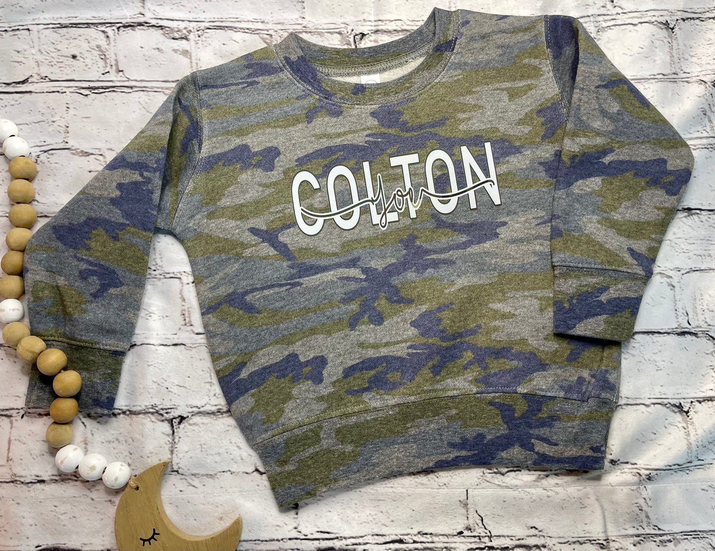 Kids Custom Camo sweatshirt