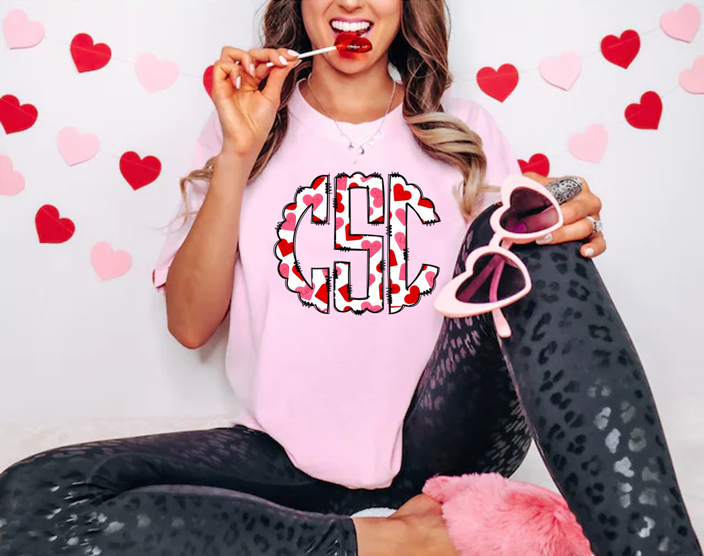 Monogram Heart Tee